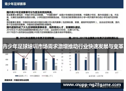 青少年足球培训市场需求激增推动行业快速发展与变革 青少年足球培训市场需求激增推动行业快速发展与变革